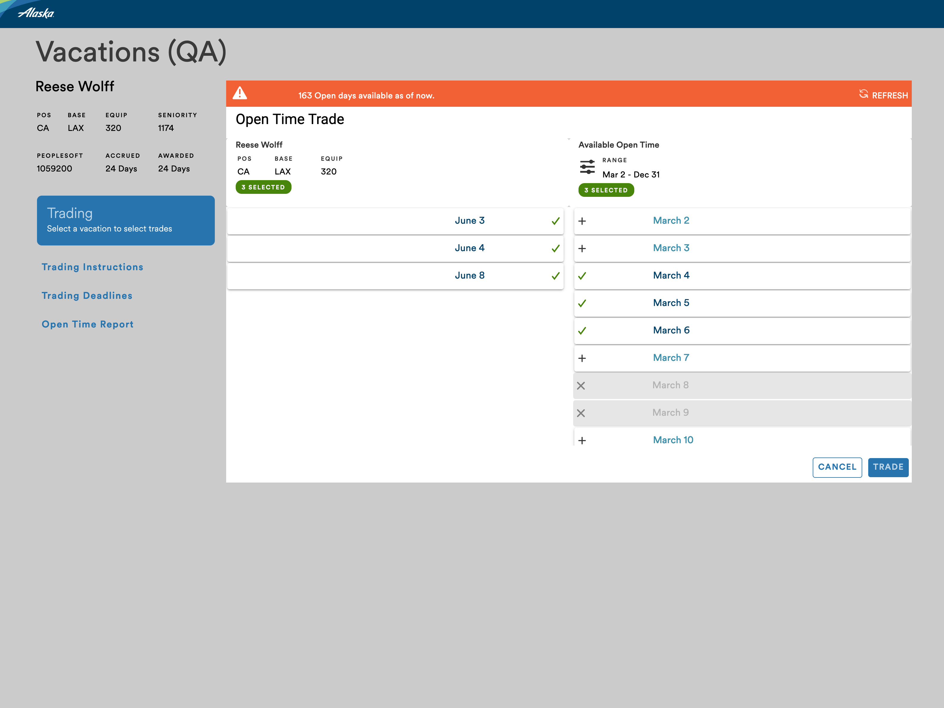 Developed application with subtle differences from the design handed off
