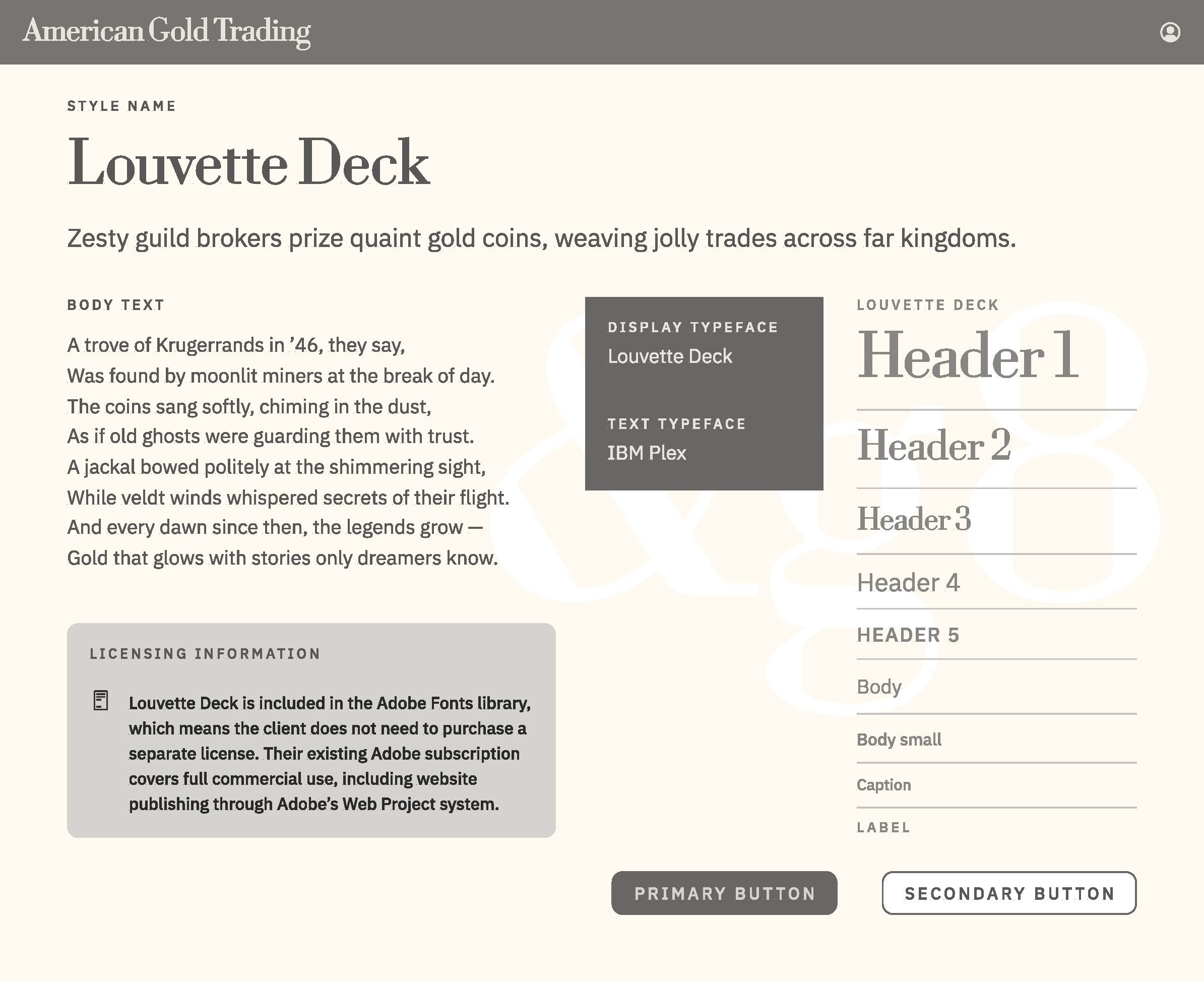 Typography options presented with mood boards comparing treatments in context.